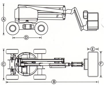 Dimensions nacelle diesel automotrice 16 mètres