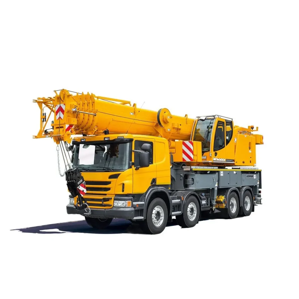Grue 60 tonnes disponible à la location chez Mas Levage (Groupe Colombel Location)